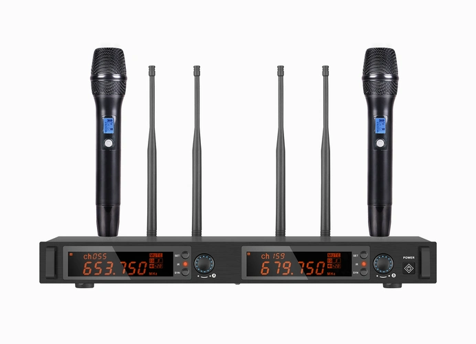 UHF一拖二无线手持话筒 YM-900